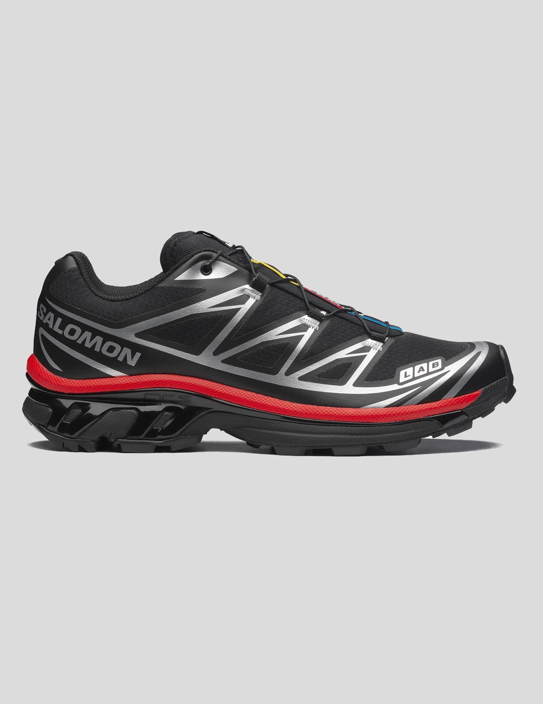 ZAPATILLAS SALOMON XT-6   BLACK-FIERY RED