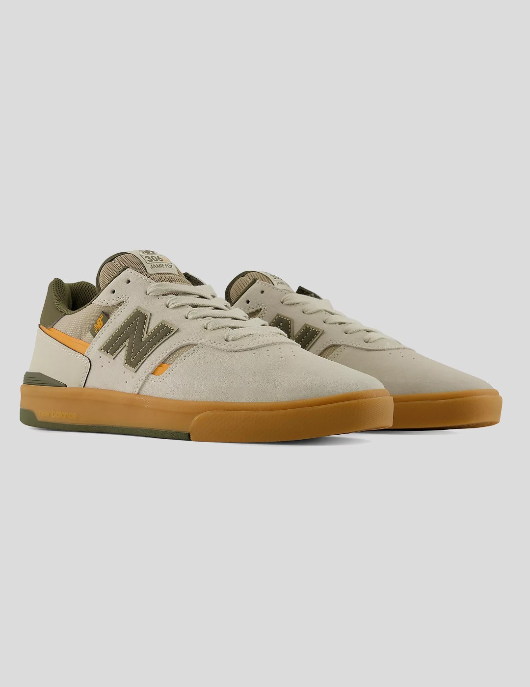 ZAPATILLAS NEW BALANCE NUMERIC 306  CUP CBM TIMBERWOLF-DARK MOSS