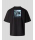 CAMISETA THE NORTH FACE NSE BOX LIQUID OVERSIZED TEE  TNF BLACK