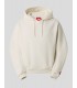 SUDADERA THE NORTH FACE RED BOX HOODIE  WHITE DUNE