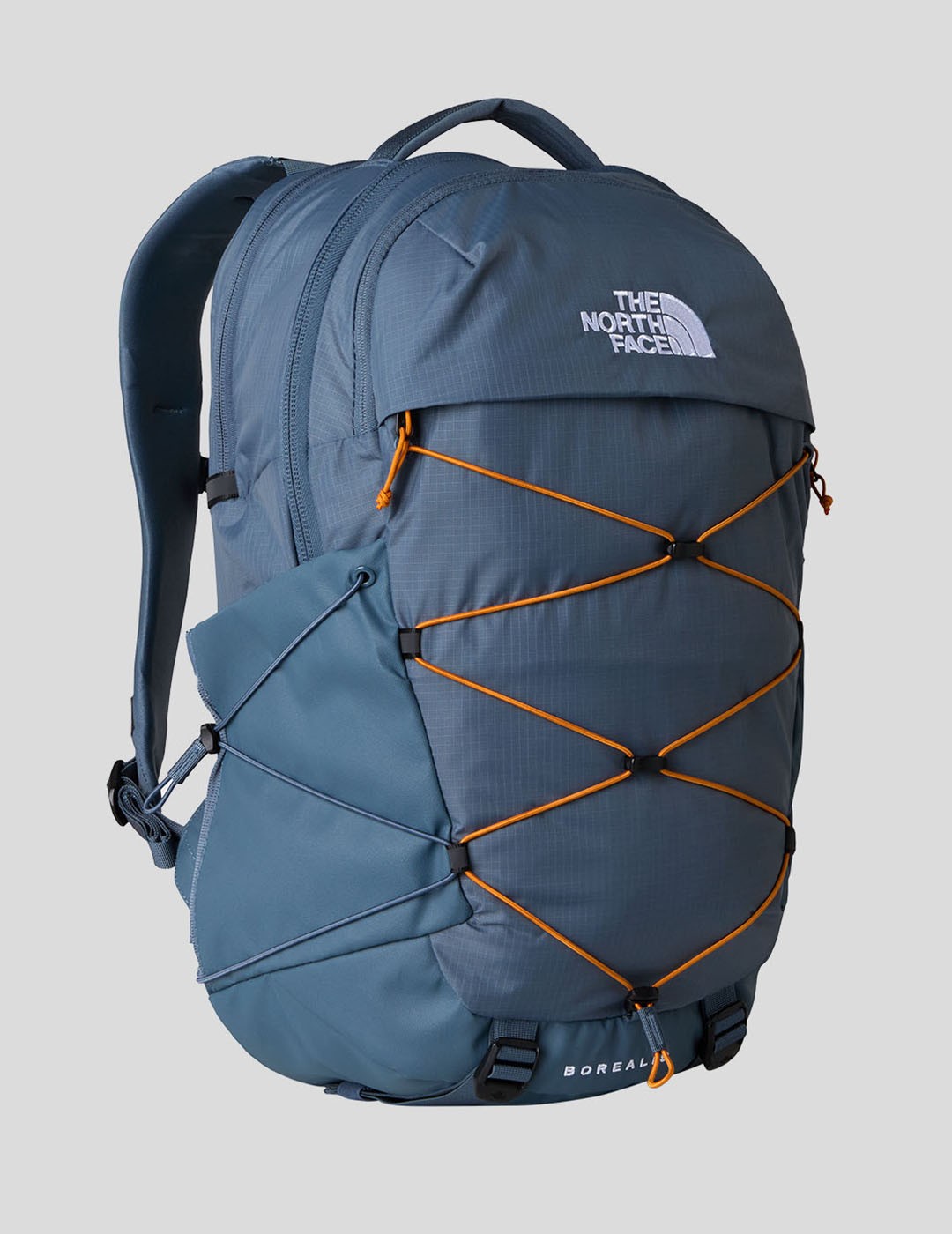 MOCHILA THE NORTH FACE BOREALIS  GRANITE GREY-DUST ORANGE