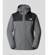 CHAQUETA THE NORTH FACE ANTORA JACKET  SMOKED PEARL-TNF BLACK