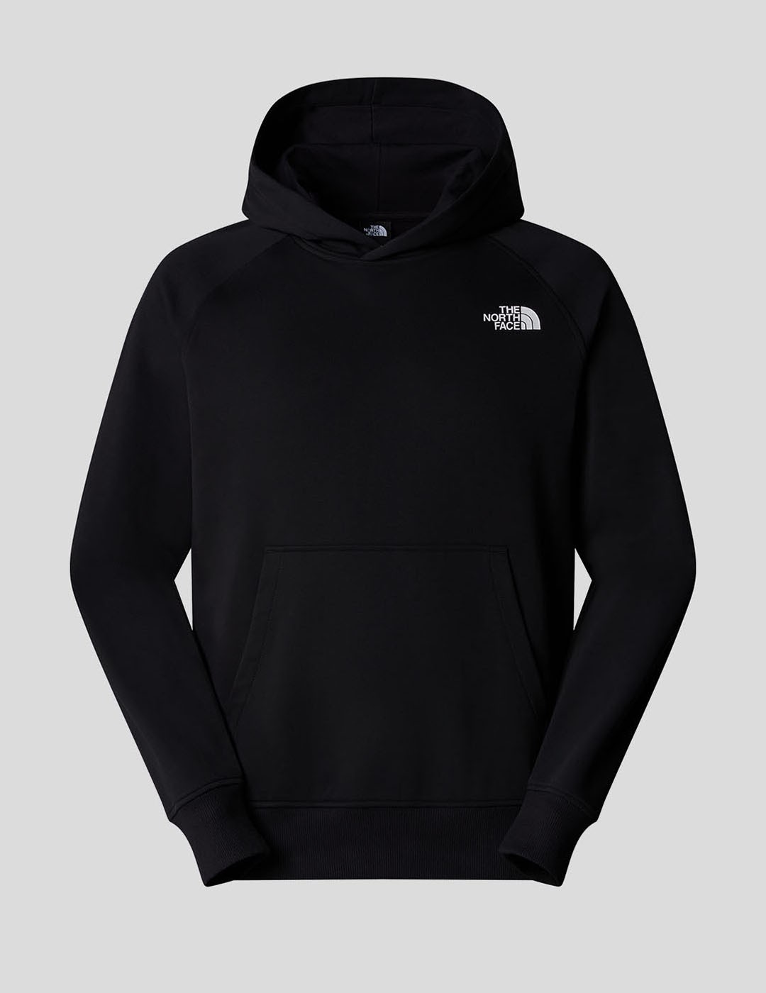 SUDADERA THE NORTH FACE RAGLAN BOX NSE HOODIE  TNF BLACK-TNF WHITE