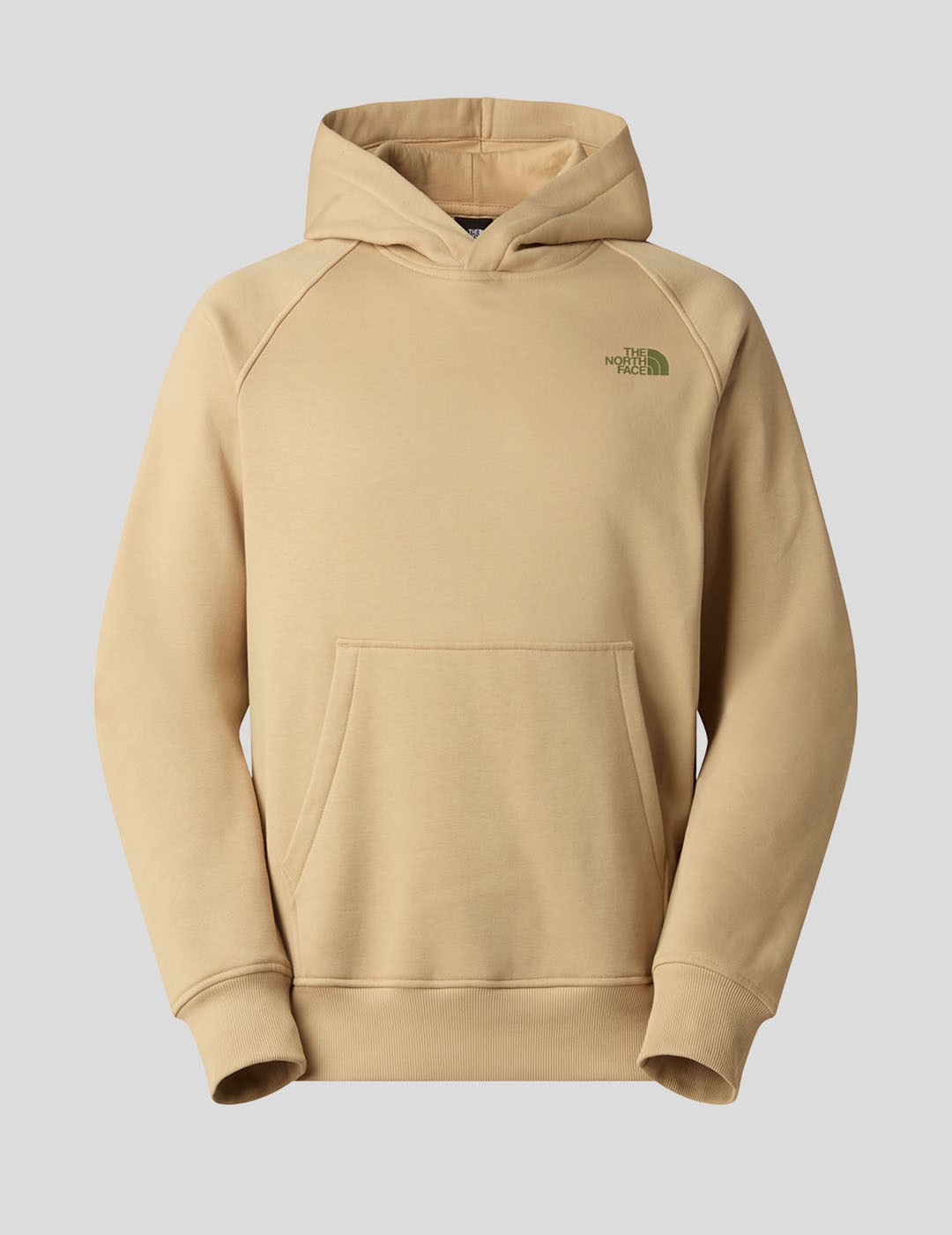SUDADERA THE NORTH FACE RAGLAN BOX NSE HOODIE  KHAKI STONE
