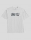 CAMISETA NEW BALANCE ATHLETICS PREMIUM RELAXED CHEST LOGO TEE GREY DAYS ASH HEATHER-SLATE GREY