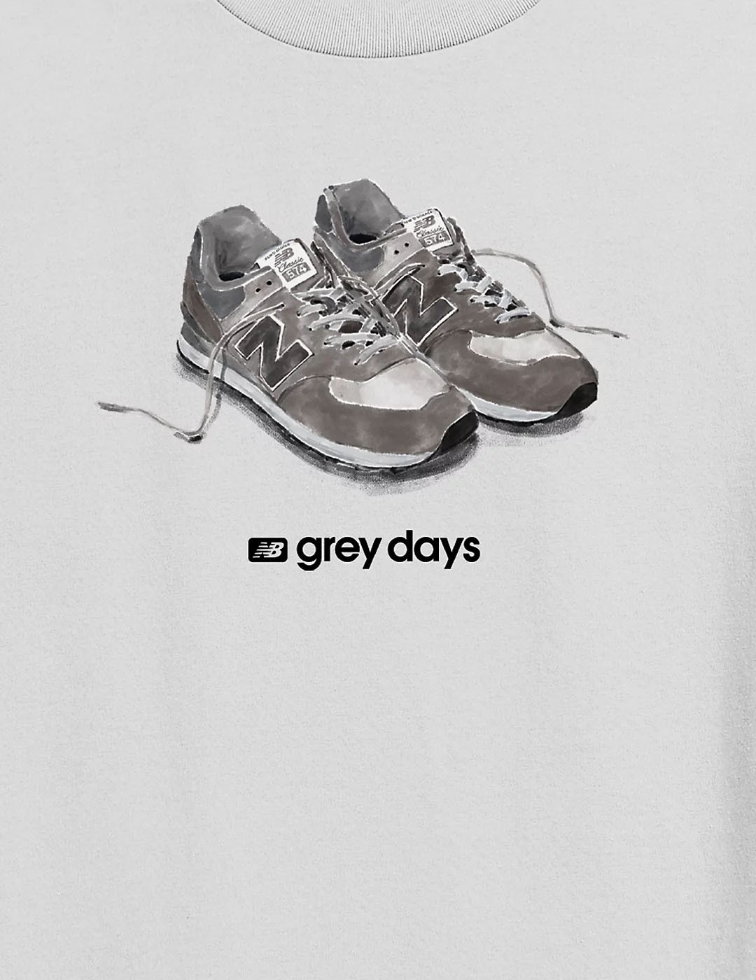 CAMISETA NEW BALANCE GREY DAYS 574 TEE  WHITE