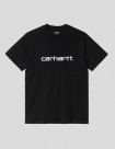 CAMISETA CARHARTT WIP  SCRIPT TEE   BLACK-WHITE