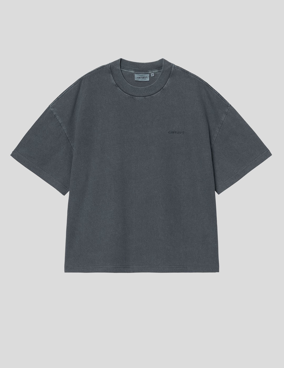 CAMISETA CARHARTT WIP  BENTON TEE  CARBON GARMENT DYED