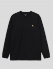 CAMISETA CARHARTT WIP  CHASE LS TEE  BLACK