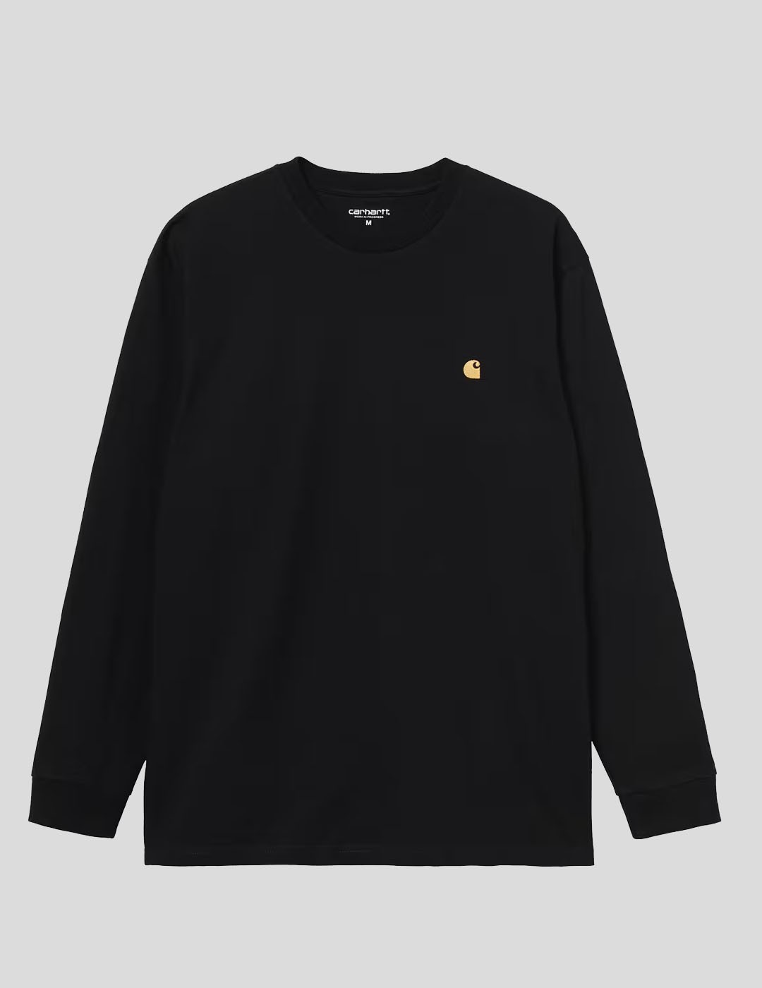 CAMISETA CARHARTT WIP  CHASE LS TEE  BLACK