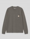 CAMISETA CARHARTT WIP  POCKET LS TEE   OXIDE GREEN