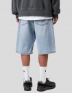 SHORTS CARHARTT WIP  LANDON SHORT  BLUE HEAVY WORM BLEACHED