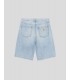 SHORTS CARHARTT WIP  LANDON SHORT  BLUE HEAVY WORM BLEACHED