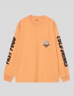 CAMISETA CARHARTT WIP  COLD DRINKS LS TEE  ORANGE