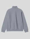 SUDADERA CARHARTT WIP  HALF ZIP AMERICAN SCRIPT  SHADY BLUE