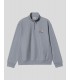 SUDADERA CARHARTT WIP  HALF ZIP AMERICAN SCRIPT  SHADY BLUE