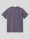 CAMISETA CARHARTT WIP  AMERICAN SCRIPT TEE  SHADY PURPLE