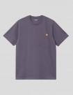 CAMISETA CARHARTT WIP  AMERICAN SCRIPT TEE  SHADY PURPLE