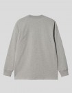 CAMISETA CARHARTT WIP  AMERICAN SCRIPT LS TEE  GREY HEATHER