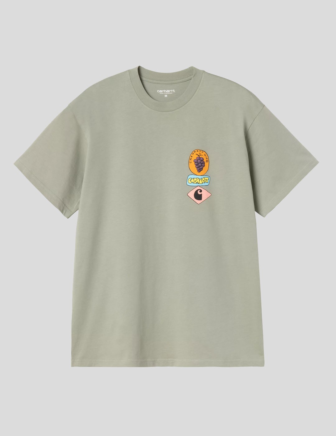CAMISETA CARHARTT WIP  STACKED GRAPES TEE  SHADY GREEN