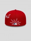GORRA NEW ERA LOS ANGELES ANGELS MLB SCRIBBLE 59FIFTY  RED