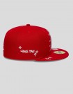 GORRA NEW ERA LOS ANGELES ANGELS MLB SCRIBBLE 59FIFTY  RED