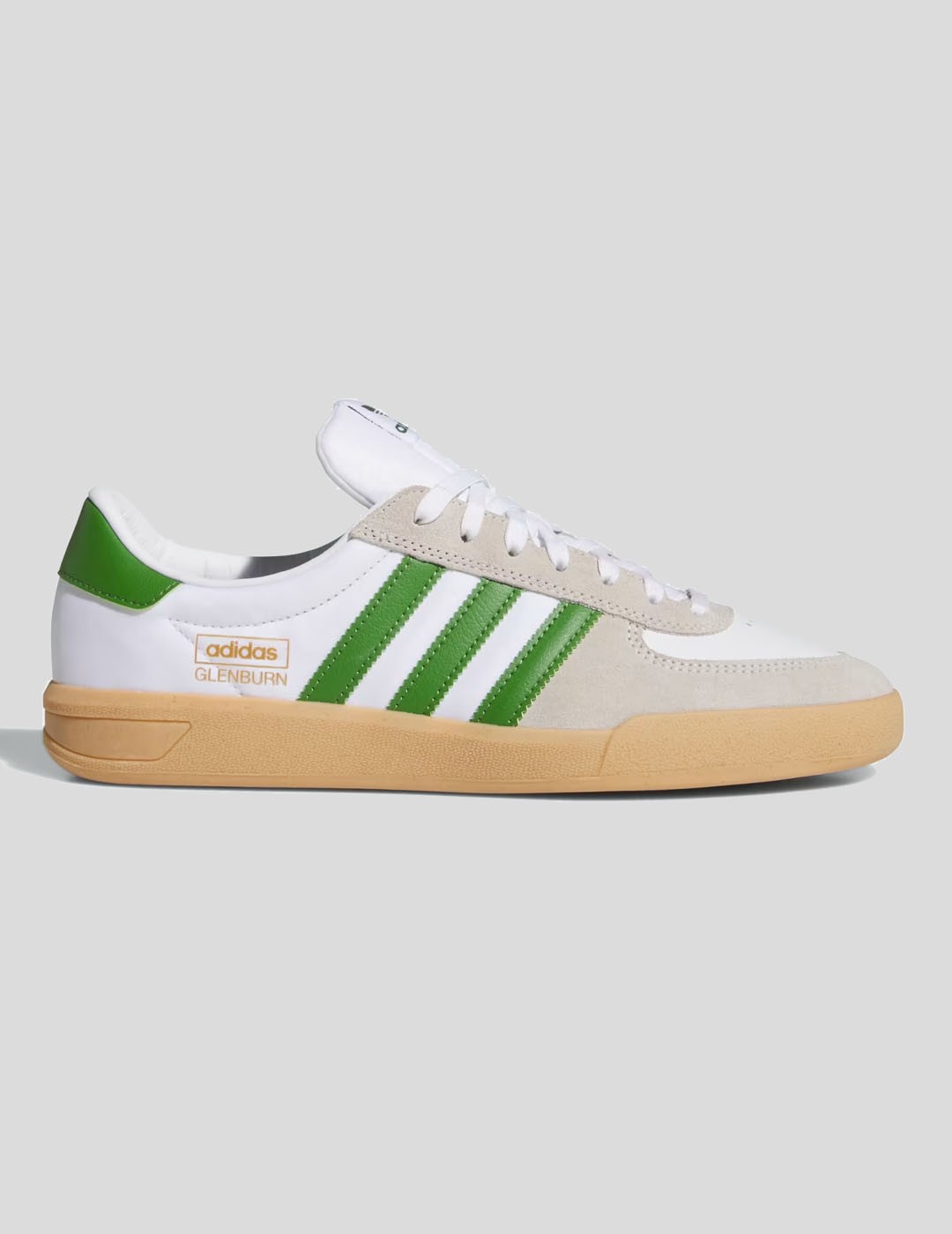 ZAPATILLAS ADIDAS SKATEBOARDING GLENBURN  WHITE-GREEN