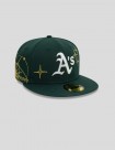 GORRA NEW ERA OAKLAND ATHLETICS MLB ZODIAC 59FIFTY  GREEN