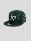 GORRA NEW ERA OAKLAND ATHLETICS MLB ZODIAC 59FIFTY  GREEN