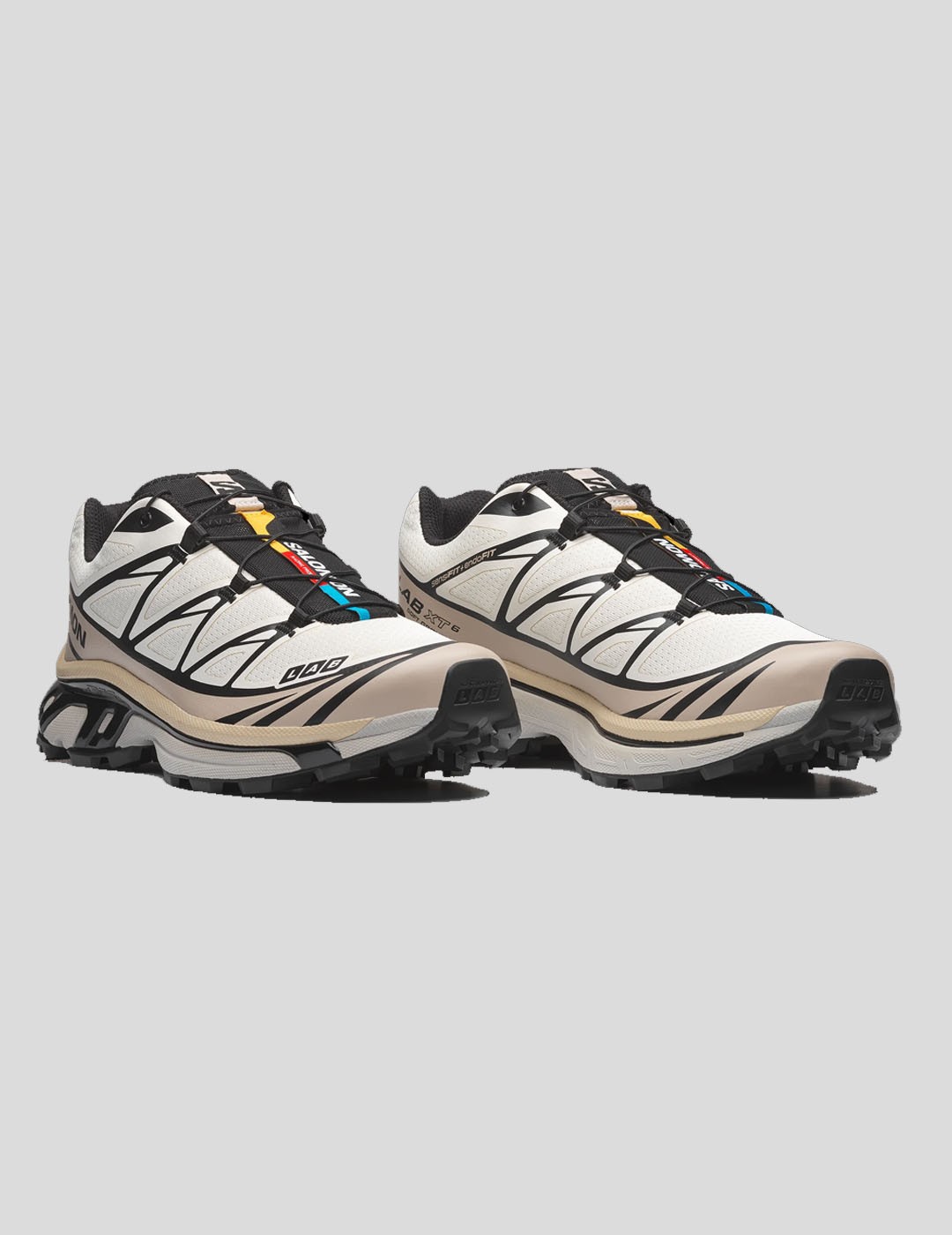 ZAPATILLAS SALOMON XT-6   VANILA-BLACK-SILVER
