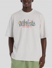 CAMISETA NEW BALANCE GHICA LINE UP OVERSIZED TEE  ASH HEATHER