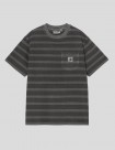 CAMISETA CARHARTT WIP  W' HANSON POCKET TEE  BLACK-GARMENT DYED