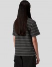 CAMISETA CARHARTT WIP  W' HANSON POCKET TEE  BLACK-GARMENT DYED