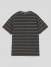 CAMISETA CARHARTT WIP  W' HANSON POCKET TEE  BLACK-GARMENT DYED