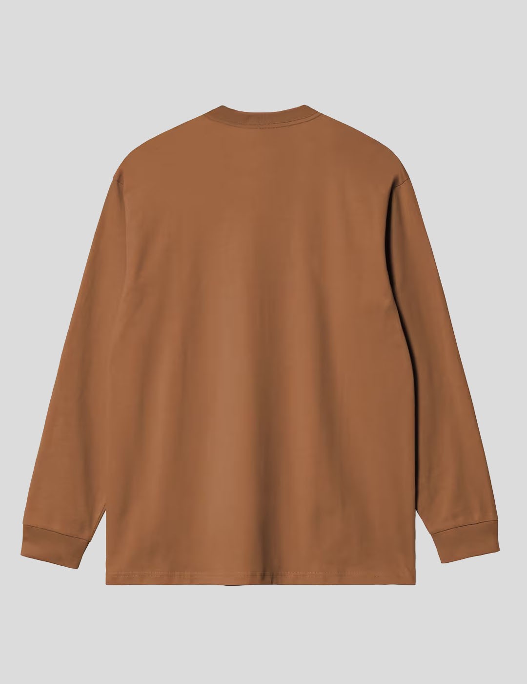 CAMISETA CARHARTT WIP  POCKET LS TEE   HAMILTON BROWN 
