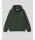 SUDADERA CARHARTT WIP  HOODED CARHARTT SWEATSHIRT  DARL SCARAB-PALISANDER