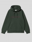 SUDADERA CARHARTT WIP  HOODED CARHARTT SWEATSHIRT  DARL SCARAB-PALISANDER