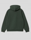 SUDADERA CARHARTT WIP  HOODED CARHARTT SWEATSHIRT  DARL SCARAB-PALISANDER