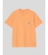 CAMISETA CARHARTT WIP  POCKET TEE   GENTLE ORANGE