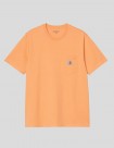 CAMISETA CARHARTT WIP  POCKET TEE   GENTLE ORANGE