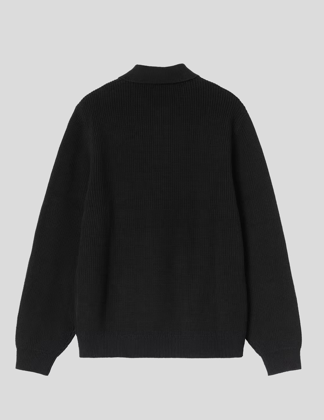 CAMISETA CARHARTT WIP  LS MILES POLO   BLACK