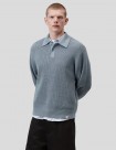 CAMISETA CARHARTT WIP  LS MILES POLO   SHADY BLUE