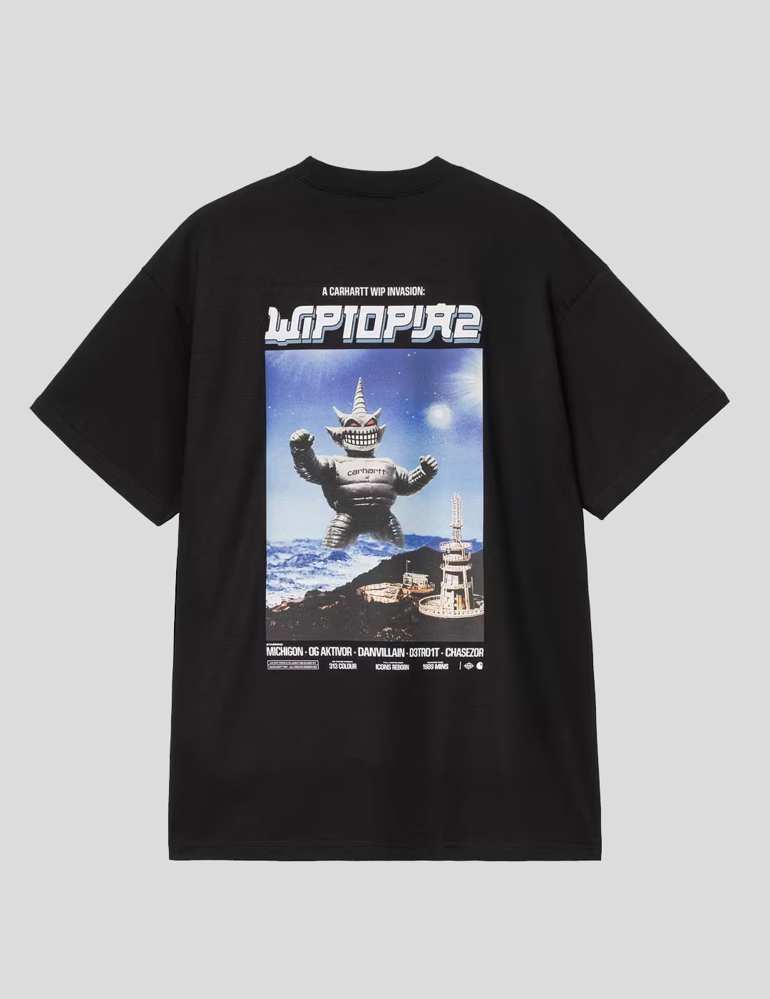 CAMISETA CARHARTT WIP  WIPTOPIA II TEE  BLACK