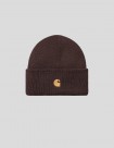 GORRO CARHARTT WIP  CHASE BEANIE  PALISANDER-GOLD