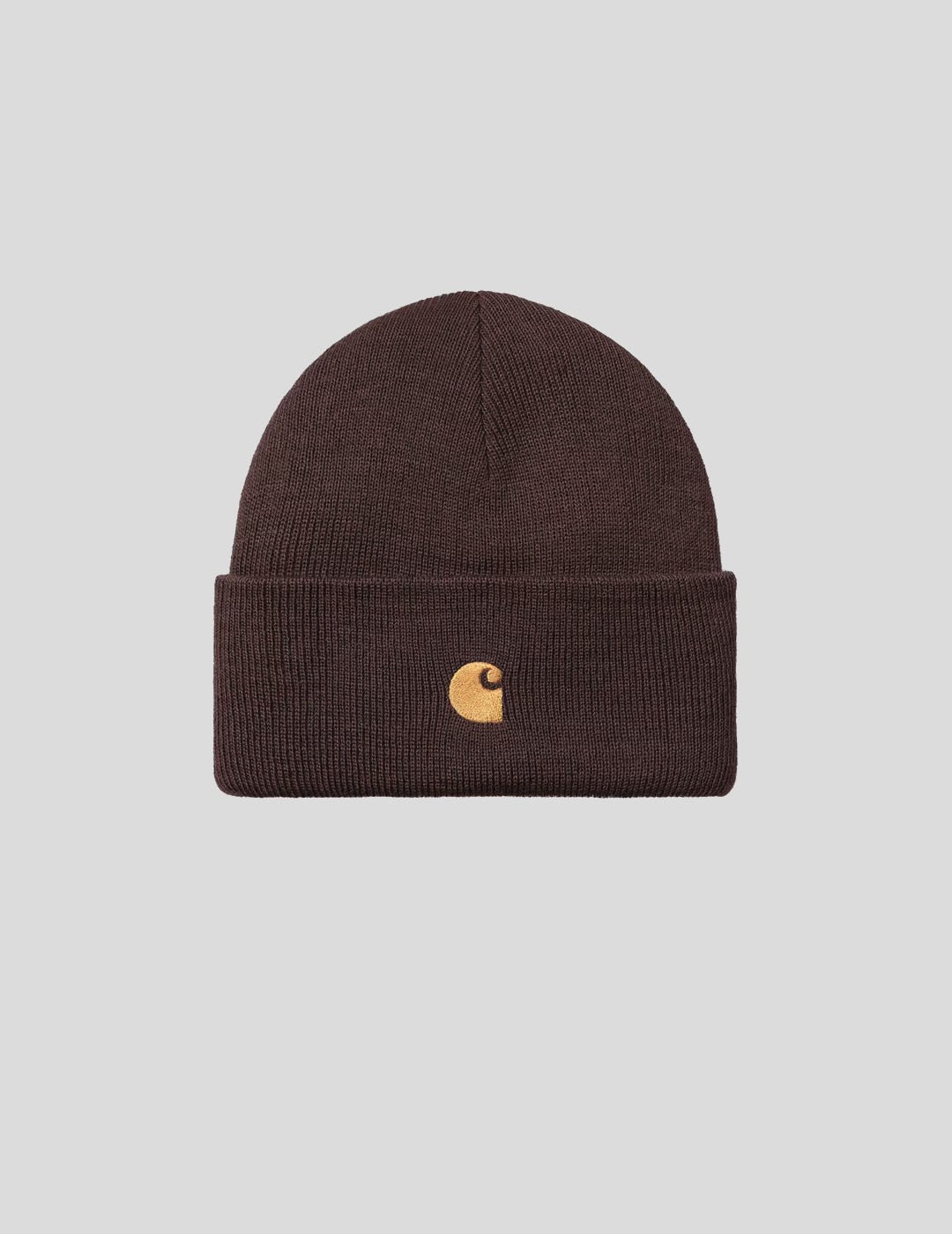 GORRO CARHARTT WIP  CHASE BEANIE  PALISANDER-GOLD