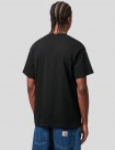 CAMISETA CARHARTT WIP  SCRIPT EMBROIDERY TEE   BLACK-WHITE