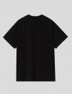 CAMISETA CARHARTT WIP  SCRIPT EMBROIDERY TEE   BLACK-WHITE