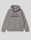 SUDADERA CARHARTT WIP  HOODED CARHARTT SWEATSHIRT  SHADY GREY-DARK NAVY