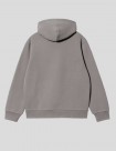 SUDADERA CARHARTT WIP  HOODED CARHARTT SWEATSHIRT  SHADY GREY-DARK NAVY