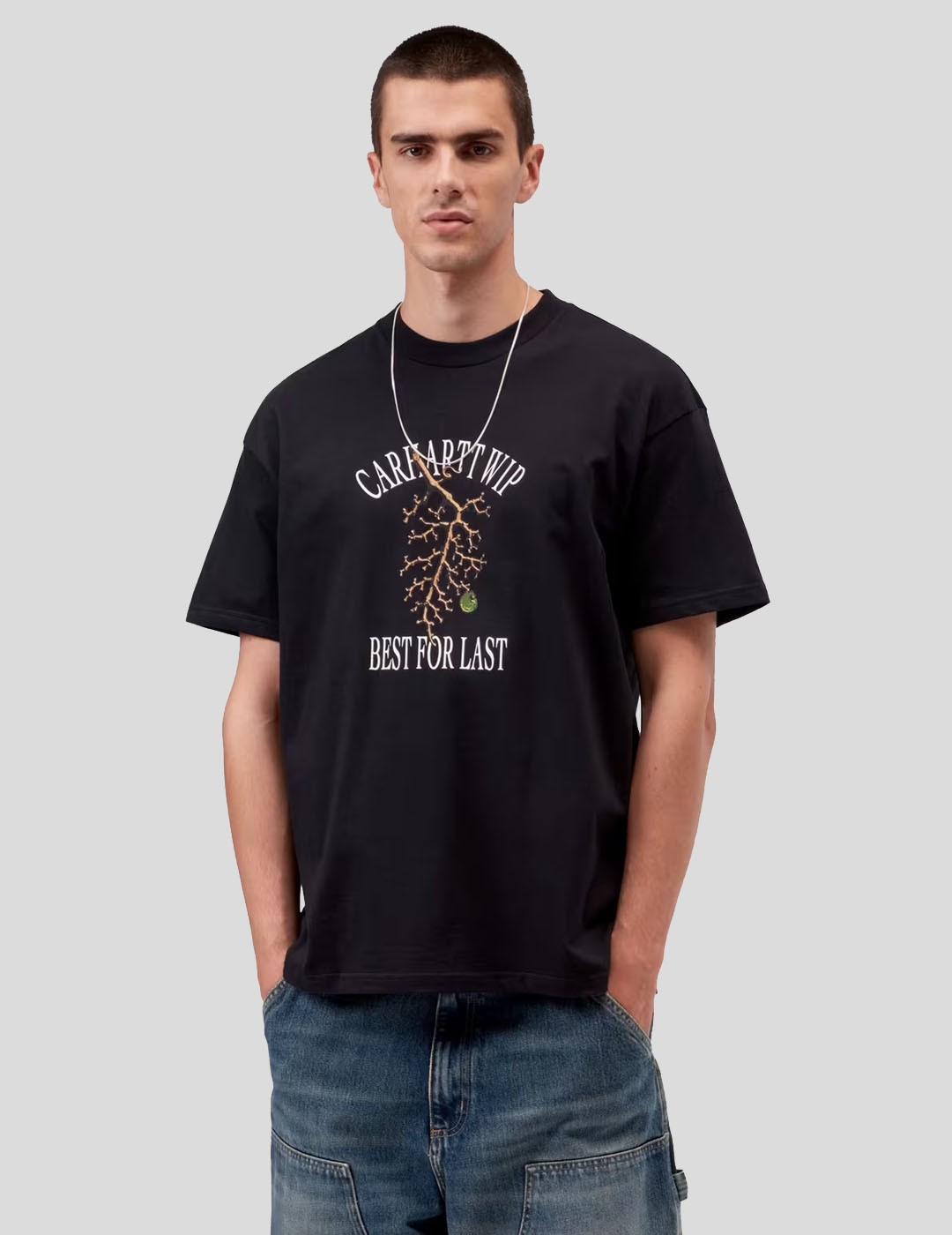 CAMISETA CARHARTT WIP  RESTRAINT TEE  BLACK